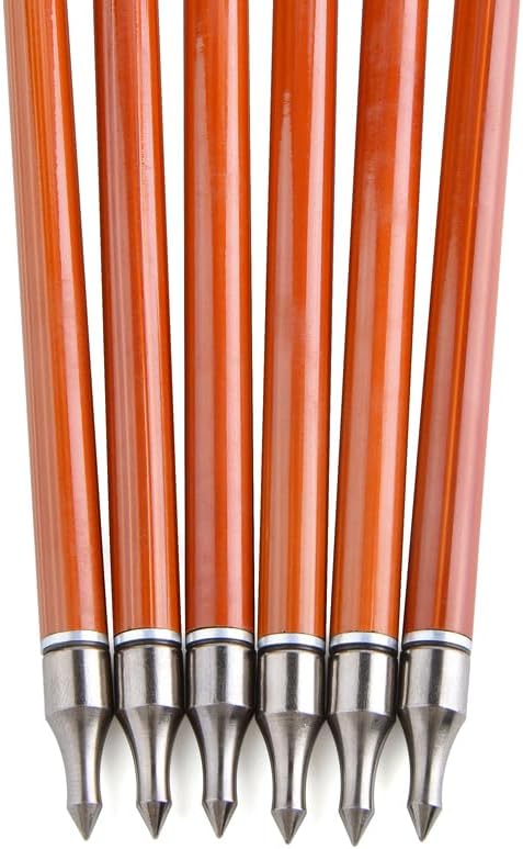 6/12pcs 31.6 Inch Mixed Carbon Arrows OD 7.8mm Spine 500 Shaft Archery for Recurve Compound Bow Target Shooting Hunting