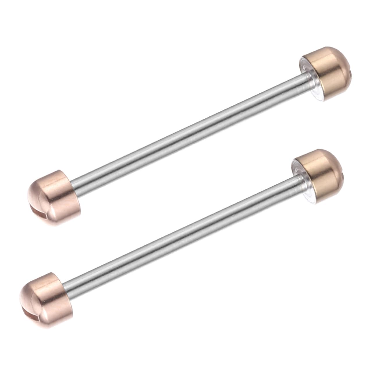 Homoyoyo Varillas de Tornillo para Reloj de 20mm, Metal, 2 Piezas | Hebilla y Cierre, Rosca Interior, Uso en Reparación por Relojeros y Joyeros