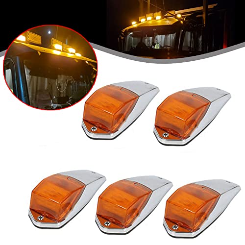 Buy ECOTRIC 5 pcs 31LED Amber Truck Cab Marker Running Lights