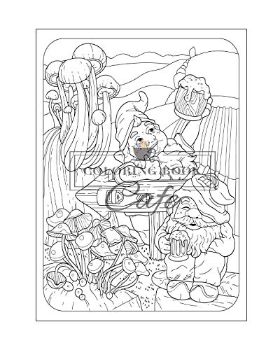 Gnome Life Coloring Book: An Adult Coloring Book Featuring Fun, Whimsical and Beautiful Gnomes for S