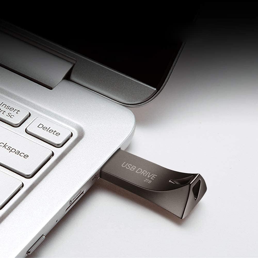 USB Flash Drive 2TB, Large Storage Thumb Drive, USB Stick Flash 2TB, Portable U Disk Pen Drive, Memory USB Stick 2TB Data Storage for PC Laptop Computers Tablet