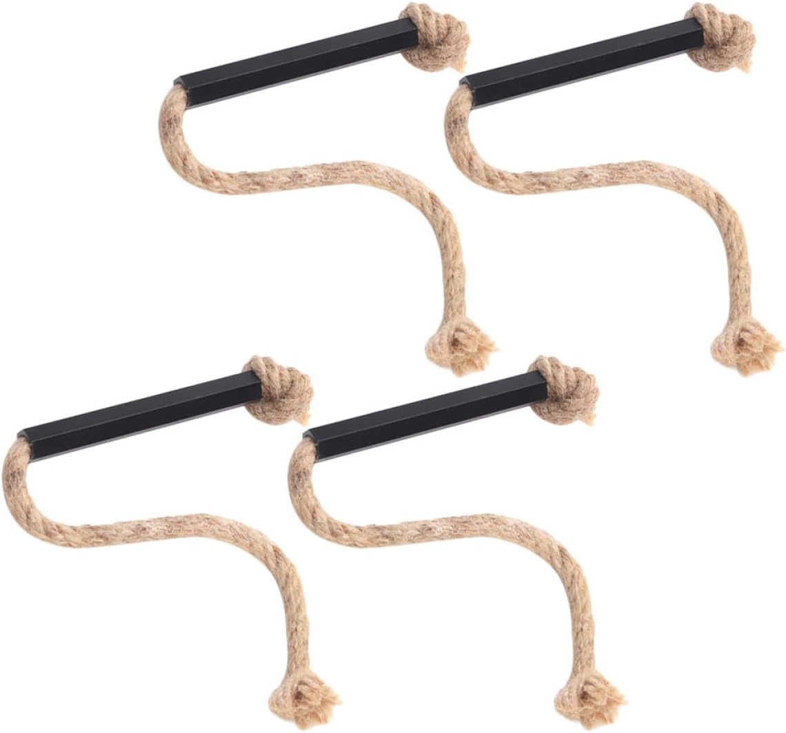 4pcs Portable Fire Starter Rope Survival Fire Lighter for Camping BBQ Hiking and Emergencies Easy to Use Essential Outdoor Gear