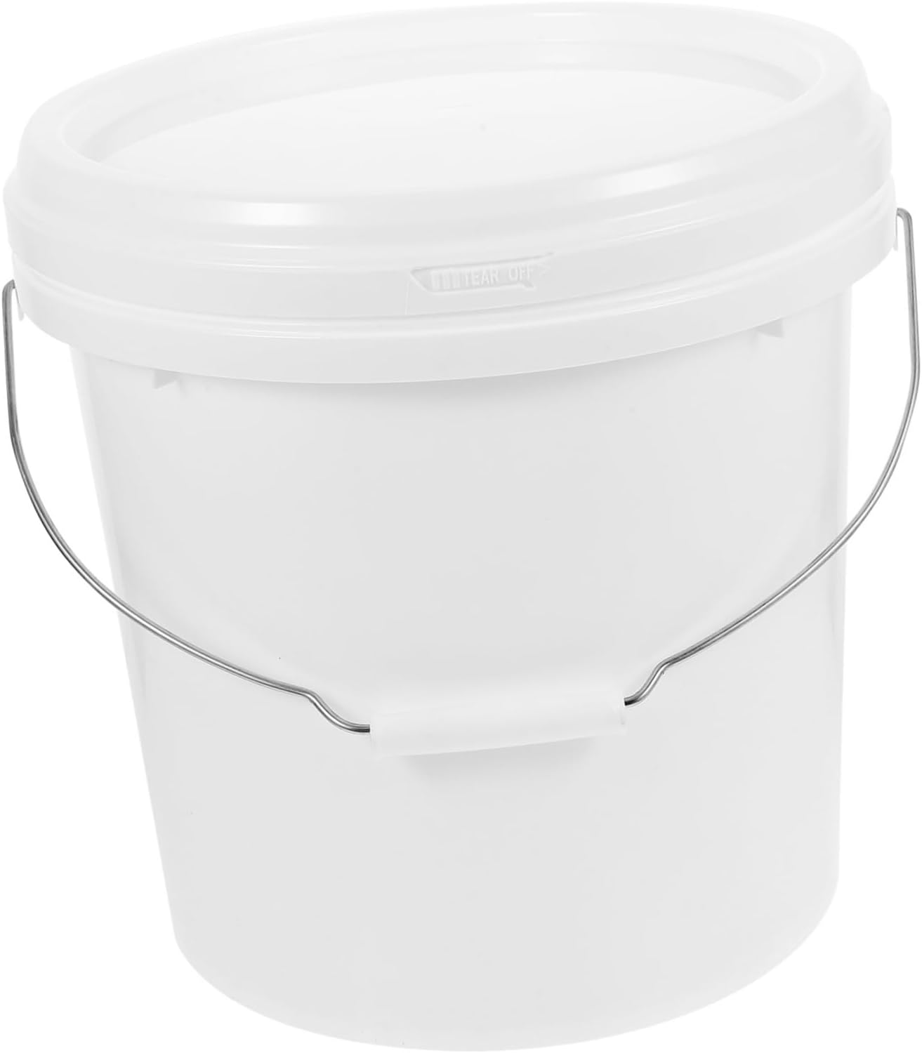 Empty Paint Bucket Airtight Storage Container with Handle for Paint and Multi-Purpose Use Hdpe Construction Convenient for Home and Craft Projects