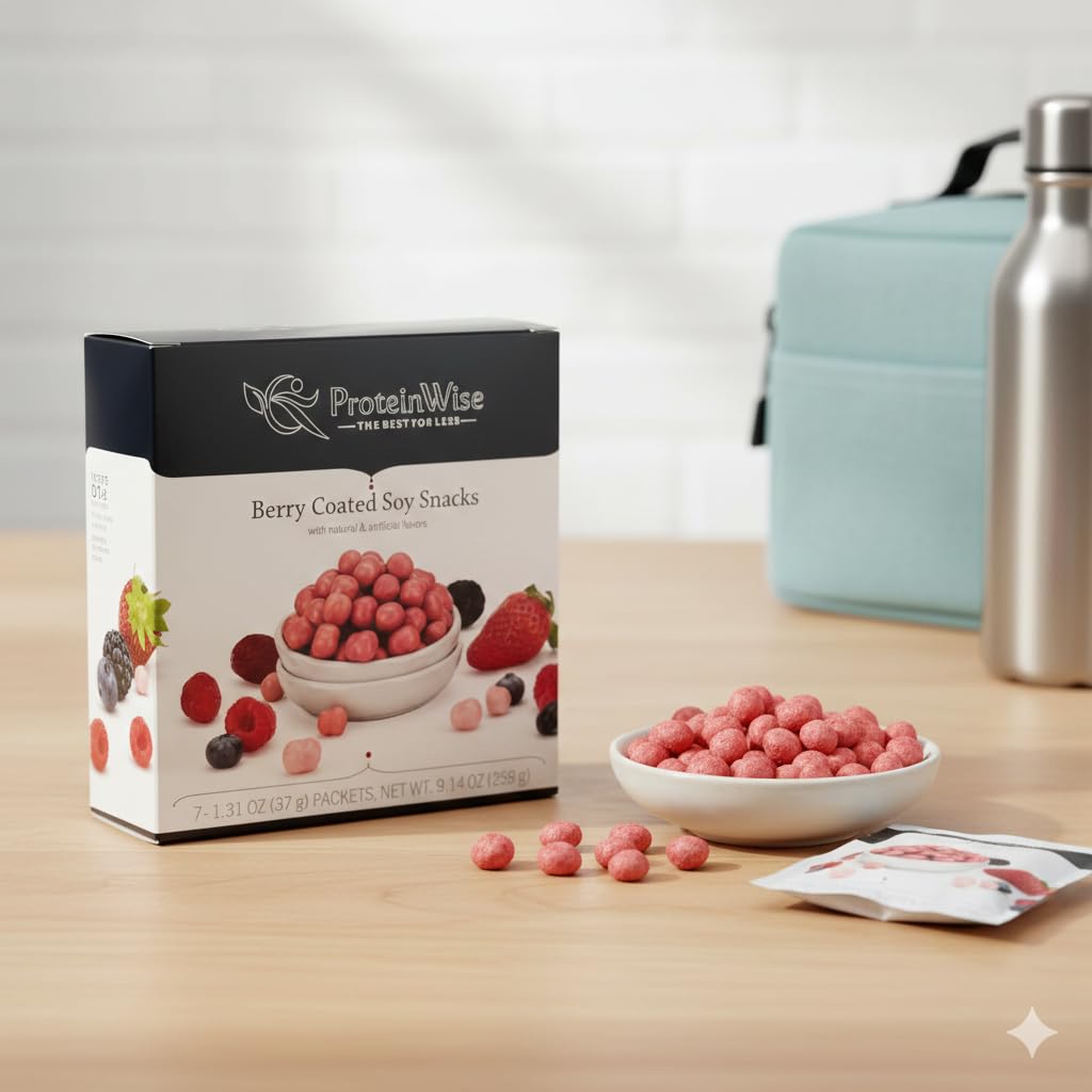 ProteinWise - Berry Coated Soy Snacks - 7/Box