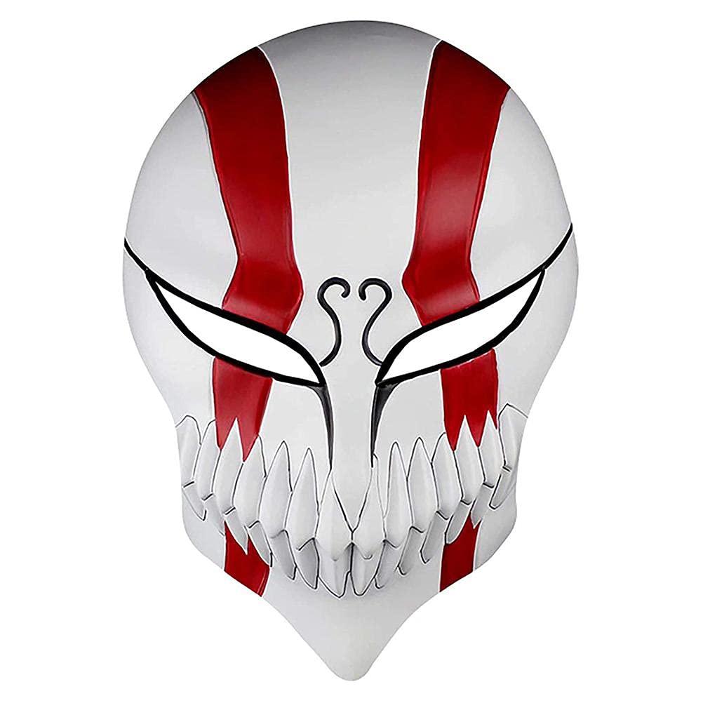 Cricia Resin Ichigo Kurosaki Anime Cosplay Mask - Halloween Masquerade - Unisex-Adults/Kids