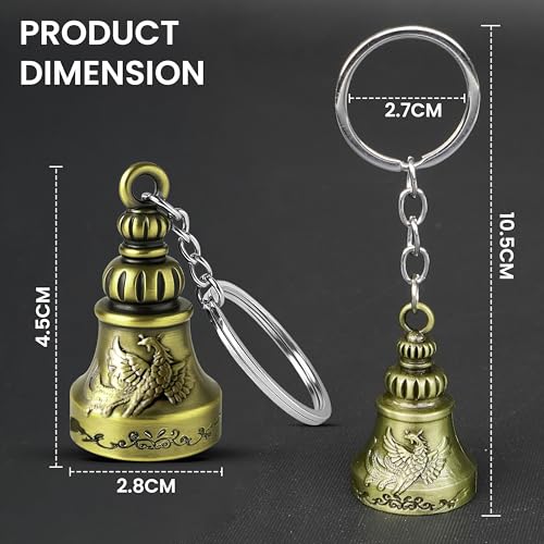 Image of Storite Decorative Keychain for Men & Women, Stylish Metal Key Ring Accessories for Bags, Keys and Gifts