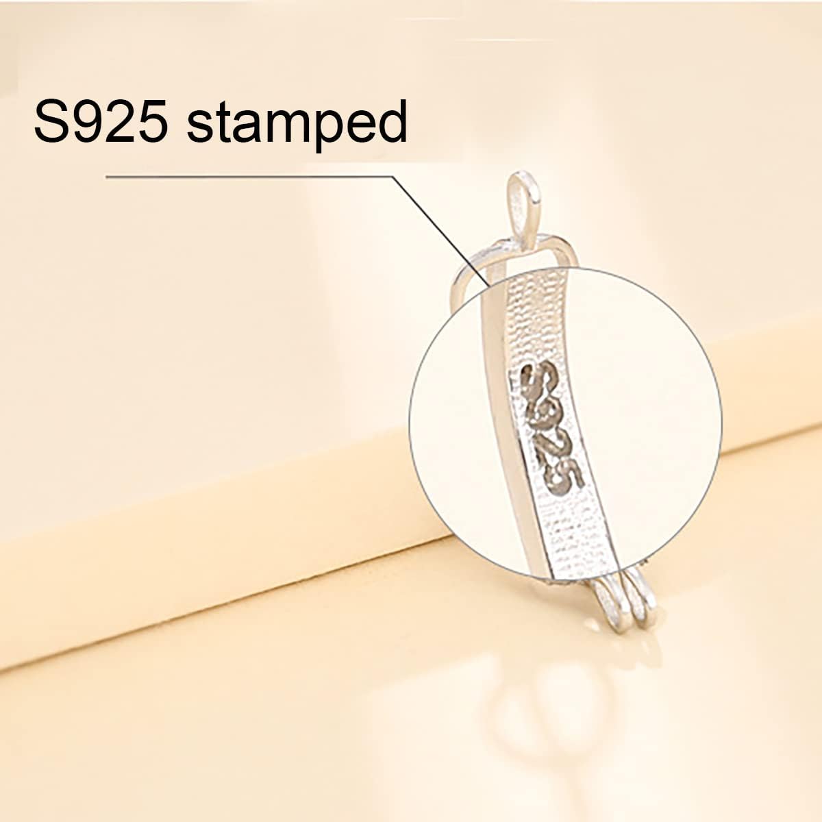 Solid 925 Silver CZ Ball Cage Charm for 4-8mm Pearls and Gemstone Pendant Setting Handmade Lockets Charm for Bracelet Necklace Craft - Image 5