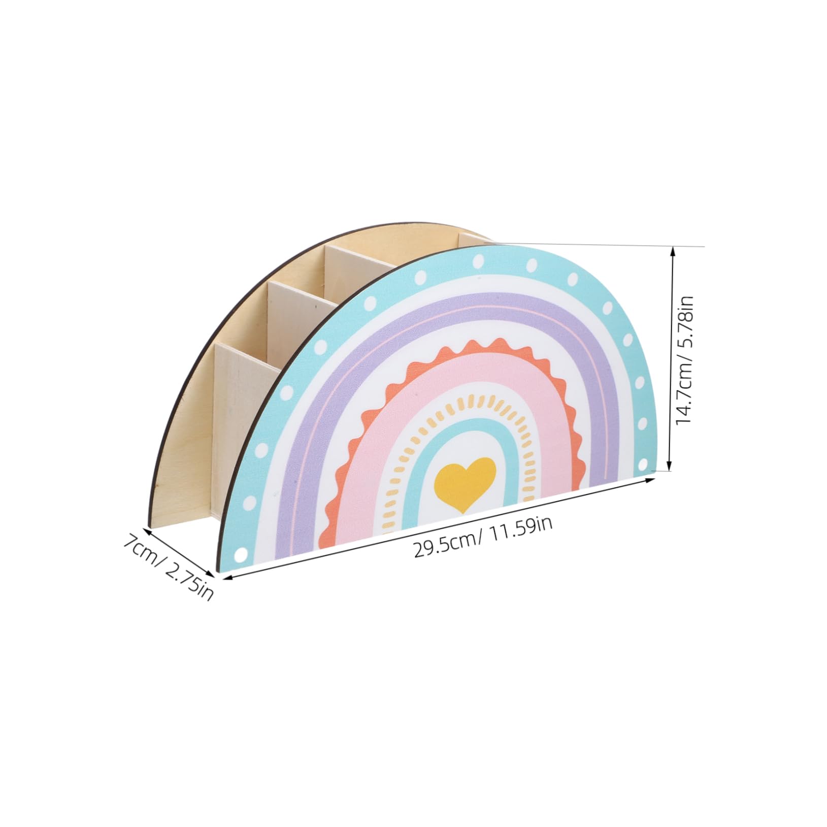 SHINEOFI 3stücke Rainbow Pen Holder Dekorativer Stifteköcher Für Schreibtisch Bunter Organizer Für Schüler Und Lehrer Stilvolle Tischdekoration Mit Umweltfreundlichem Material