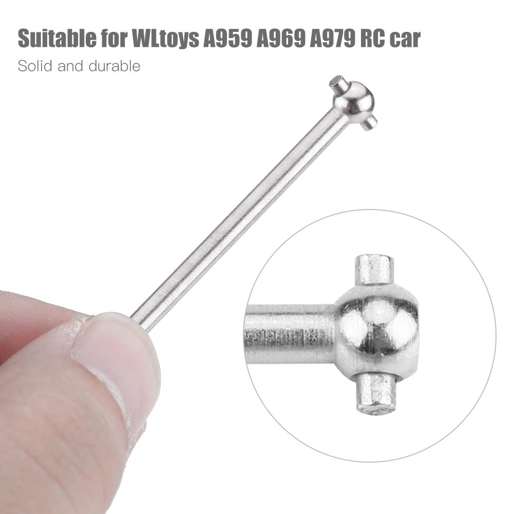 Albero di Trasmissione Auto RC Albero in Metallo da 2 pz per A959 A969 A979 Accessori per Auto RC