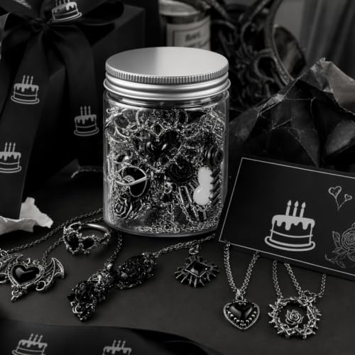 Image of SMUOBT Mystery Jewelry Jar Bundle - Surprise Vintage Jewelry Box for Women,Gift Jewelry Set (Necklace, Earrings, Rings,Kracelet,Keychain) - Unique Birthday Gift for Women