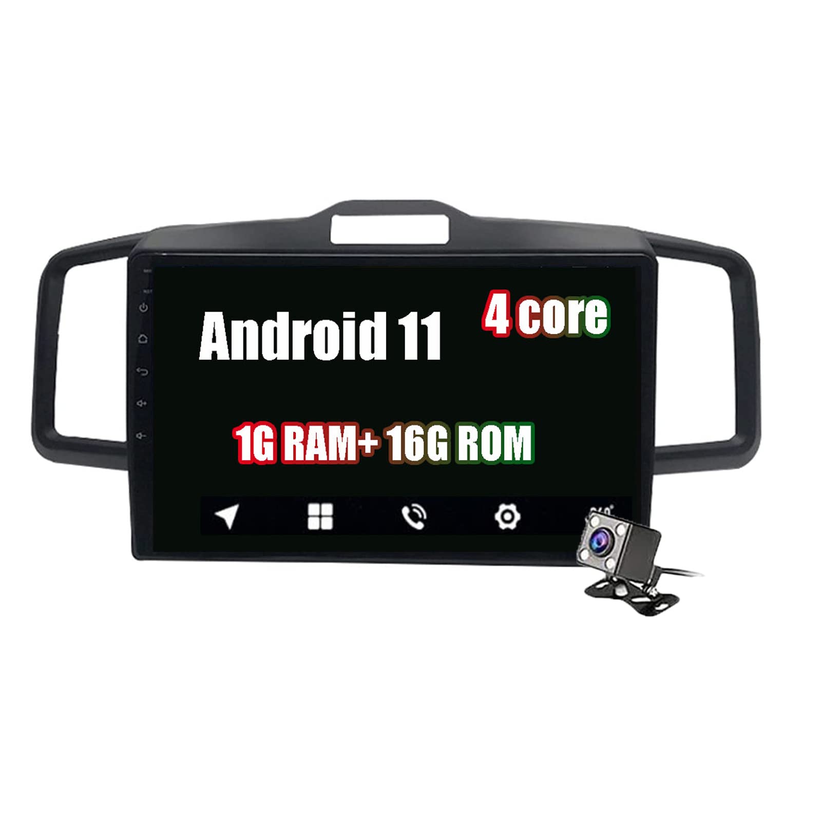 Autoradio GPS 9 pouces avec caméra de recul pour Honda Freed 2008-2016