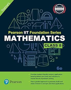 Paperback Pearson IIT Foundation Mathematics Class 8 Book