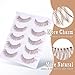 Brown Lashes Natural Look Cat Eye Lashes Brown Eyelashes Faux Mink False Lashes Wispy Volume C-curly Short False Eyelashes with Clear Band by Newcally