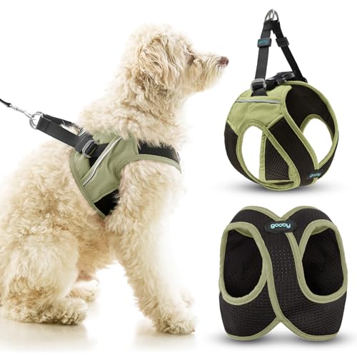 Gooby Escape Free Easy Fit X Step in Dog Harness - Portland Green, Large