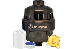 Bath Beyond 15-Stage Shower Filter with Bronze Finish