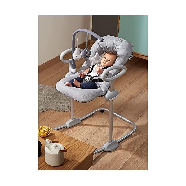 Béaba - Up & Down III - Babywippe - Wippe für Babys und Kleinkinder - Höhenverstellbar - Schaukelfunktion und 4-fache… – Bild 7