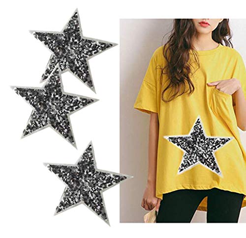 Oyfel Parches decoración Bordados Parches Ropa Lentejuelas