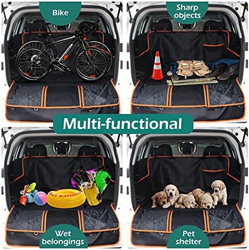 Dog Car Seat Cover, GeeRic 130*150*55CM Waterproof/Scratch Proof/Non Slip Back Seat Cover Dog Travel Hammock with Seat Anchors Car Seat Protector Cover for Dog Universal fits All Cars Machine Washable