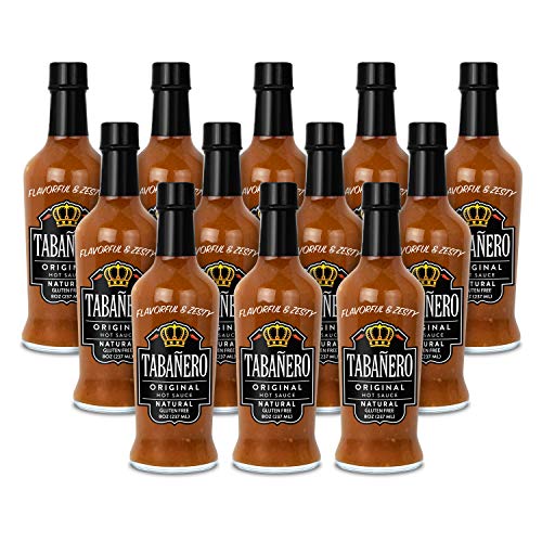 TabaÃ±ero Original Hot Sauce, Gluten Free, 8oz. Bottle (Pack of 12)