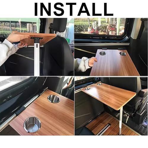 Mesa de picnic plegable para optimizar el interior de campers 7