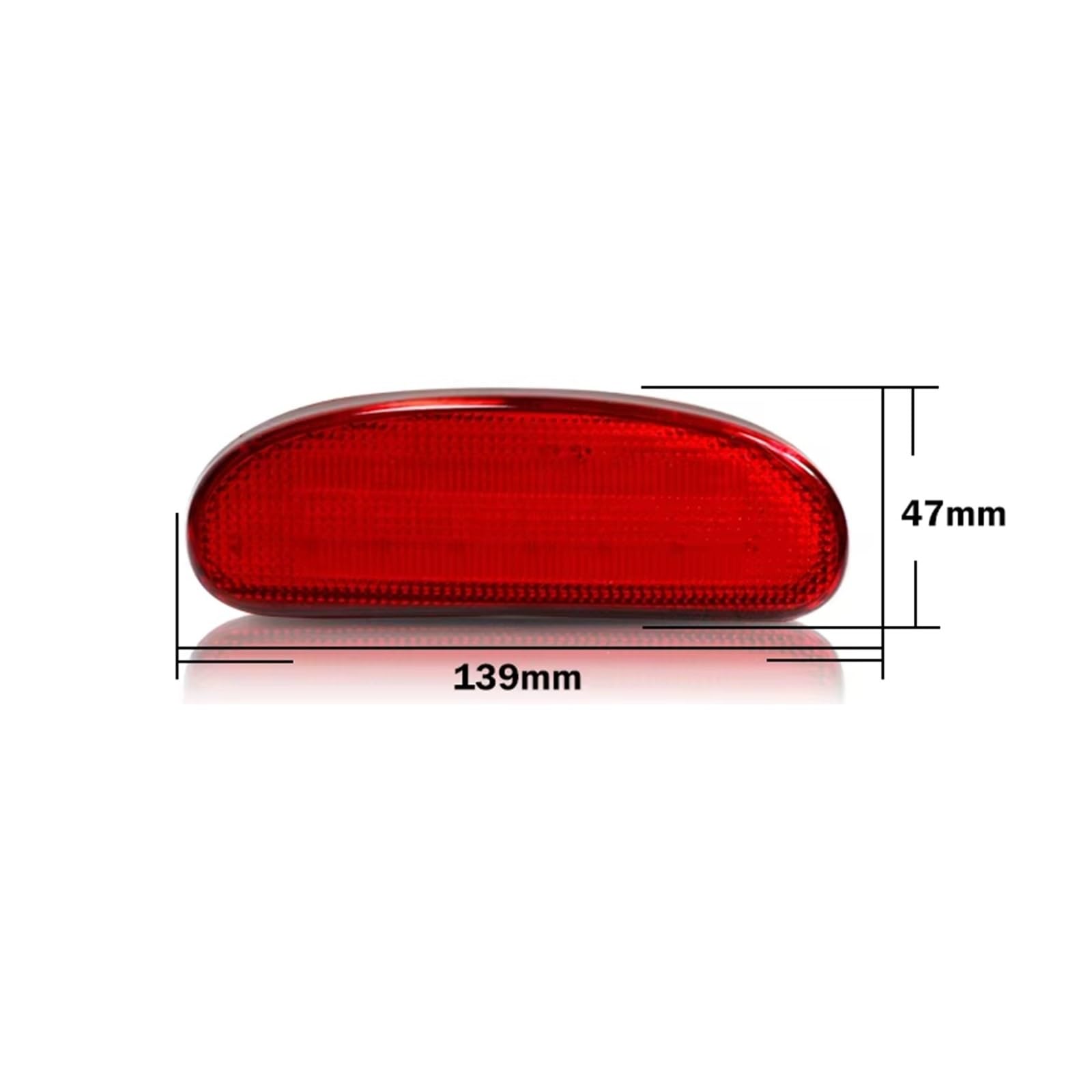 Generico Frecce Auto Per NISSAN Per CUBE 2009-2014 Luci Di Posizione Posteriori Rosse Guida Laterali T10 Indicatori di direzione(Red Lens)