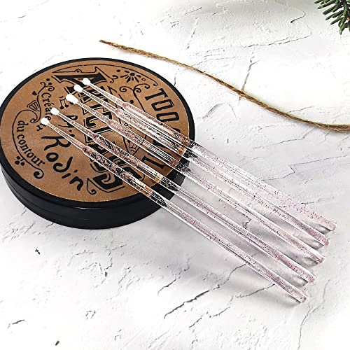 Image of 500 Pcs Disposable Micro Applicator Brush for Eyelash Extension, Micro Cotton Swabs, Lips Mascara Wands Pink (Pack of 2)