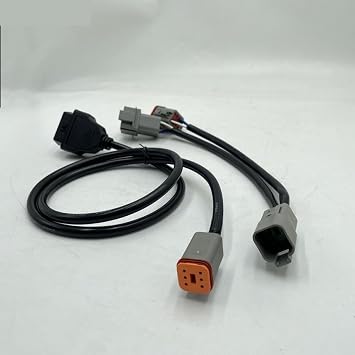 Marine Engine Diagnostic Connect 6 Plus 8 Pins with Software Compatible with Vocom Vodia Scanner Tool Adapter Compatible with Penta Industrial Partsand Install Software