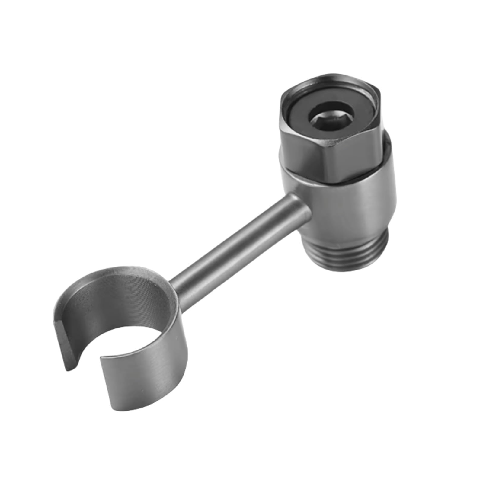 Support de pommeau de douche rotatif fini le jet mal orienté avec sa valve
