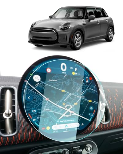 BIXUAN F65 F66 9.4 pulgadas Navegación Protector de Pantalla Compatible con Mini Cooper S J01 Countryman U25 Aceman 2024 2025 Facelift,Cristal templado 9H, Resistente a arañazos, Accesorios para coche