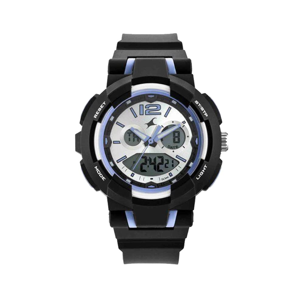 Fastrack Street Line Quartz Digital Analog Watch, front view