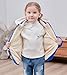 TUONROAD 3T 4T Baby Boy Girl Light Blue Coat for Toddlers Fleece Lined Outwear Outfits 3 4 Years Child Winter Heavy Padded Outerwear 3-4t Kids Warm Soft Hooded Down Jackets Sweets Playwear Snowsuits