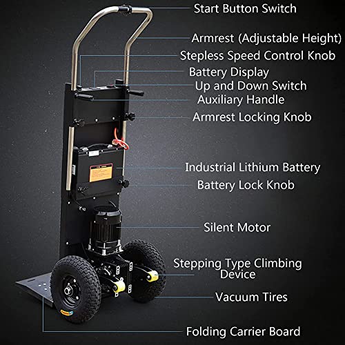 Carretilla eléctrica para subir escaleras 220Kg miniatura 3