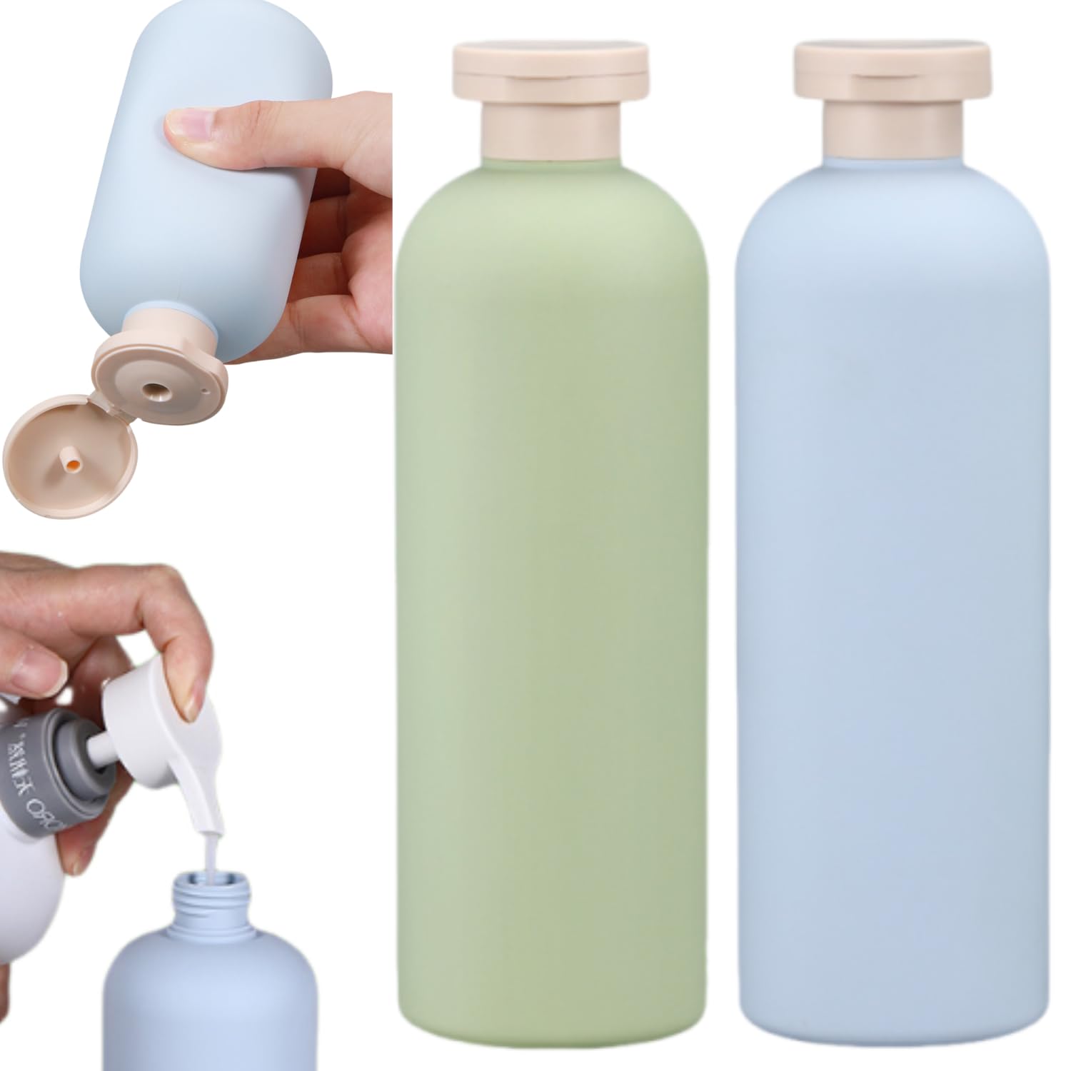 Amazon｜Qiix トラベル シャンプーボトル ソープ 詰め替えボトル
