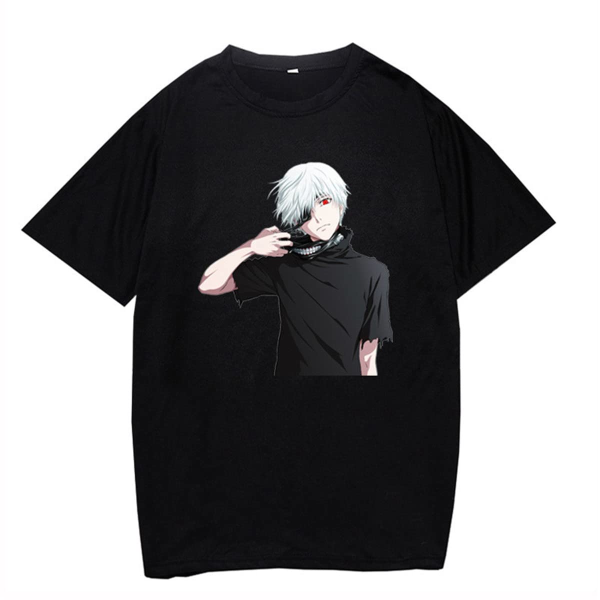 SybnwnwmUnisex Tokyo Ghoul Tshirt Anime kaneki ken Tee Shirt Short Sleeve Shirts for Men and Women