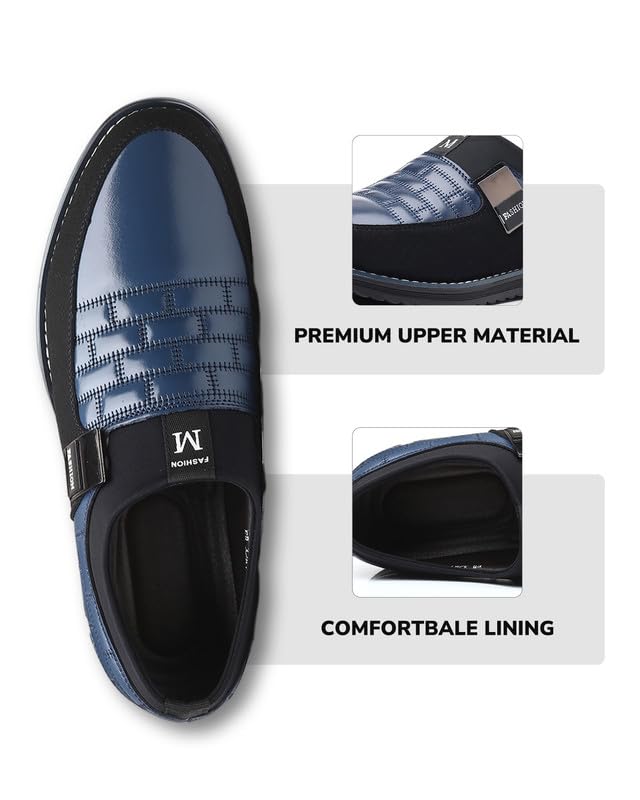 Men’s Oxford No-Stripe Orthopedic Leather Shoes Derby Formal Business Dress Sneakers Casual Walking Driving Slip-on Loafers3
