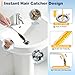 Drainsoon 35-Inch Metal Drain Snake Hair Clog Remover, Reusable Sink Snake Drain Hair Remover Tool, Flexible Break-Resistant Plumbing Snake Drain Cleaner for Shower, Bathtub, and Kitchen Sink (5 Pack)