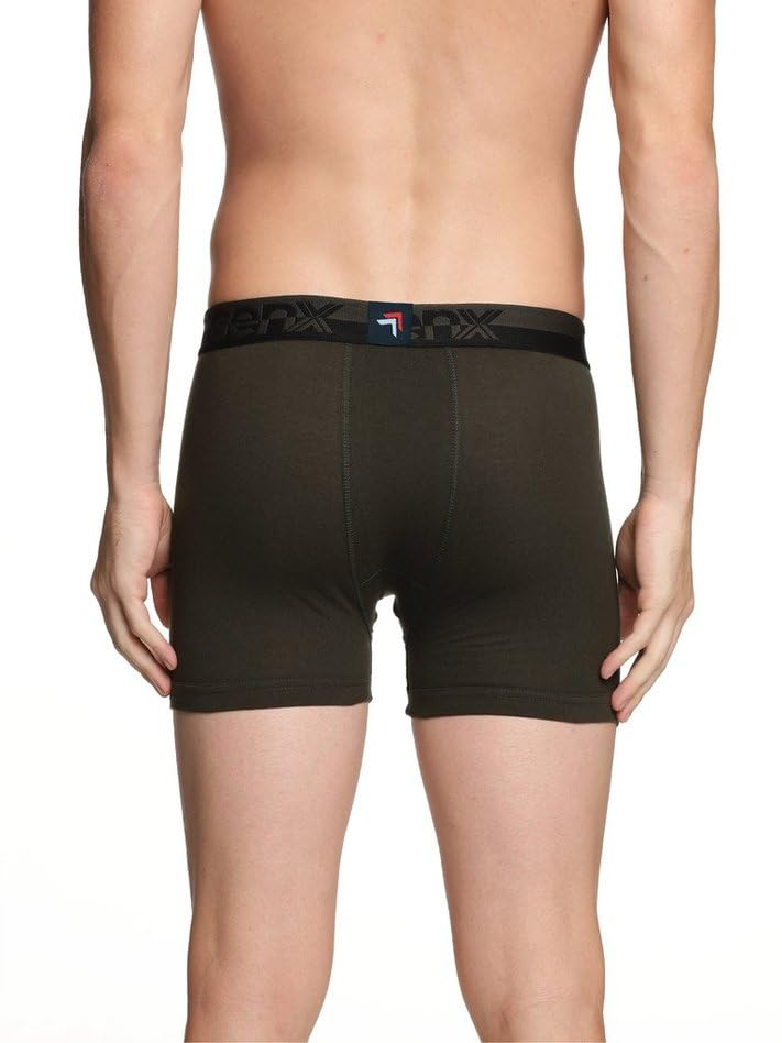 Image of Genx Jazz Men's Trunk - 100% Combed Cotton, Vibrant Colors, Trendy, Comfortable, Underwear(Pack of 4)(Color May Vary)