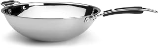 LACOR Wok TRI-Metal D. 36 cm 5.5 LTS, Edelstahl 53836