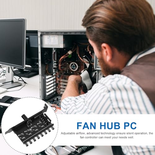 Concentrador de ventilador para PC y refrigeración de chasis con pines internos 6