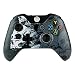 eXtremeRate® Lonely Skull Faceplate Front Housing Shell Upper Case Top Cover Replacement Parts Mod Kits for Standard Xbox One Controller With and Without 3.5 mm jack