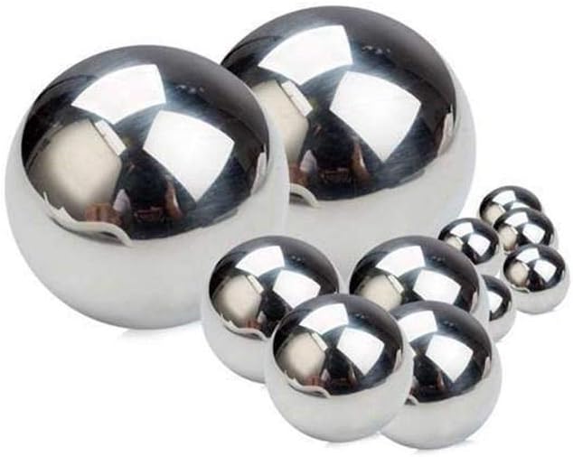 Rivet， Steel Ball,Bearing Steel Ball,304 Solid Stainless Steel Ball, Stainless Steel Ball, Round Ball, Steel Ball,(8mm 50pcs)
