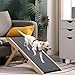 Foldable Wooden Dog Ramp Pet Stairs,Wooden Dog Step with Built-in Handle, 4 Adjustable Height from 9.8