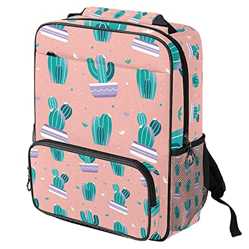 Sac à dos travail tendance au motif cactus pour vos trajets de bureau quotidiens