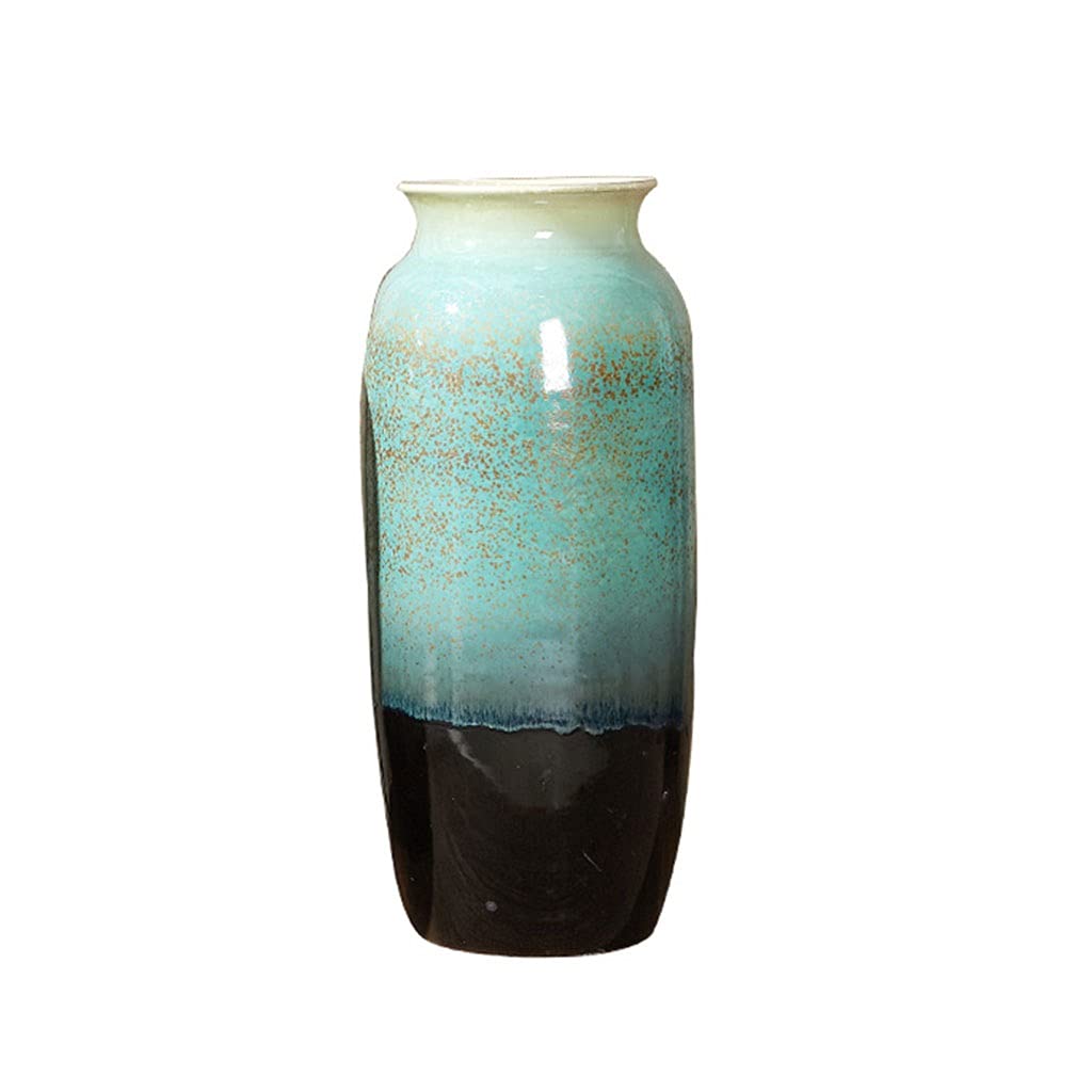 SnamicE House Decor European Floor Vase Living Room Flower Arrangement Ceramic Home Decoration Hydroponic Porcelain Flower Vase,