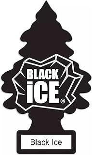 Little Trees Black Ice Air Freshener (Pack of 3)