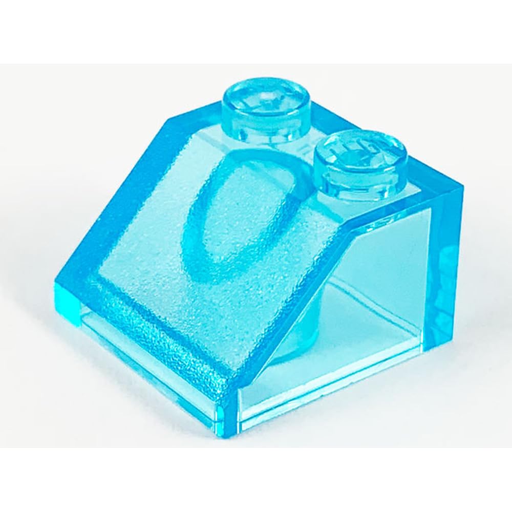 LEGO Slope 45 2 x 2, Part 3039, Part 3039, Choose Your Colour (Trans-Light Blue, 10, Bricks)