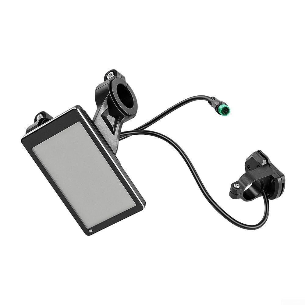 E-Bike Display LCD M5 Impermeabile USB 5 Pin | LCD trasparente, resistente alle intemperie, 5 pin, facile installazione, robusto alloggiamento in ABS