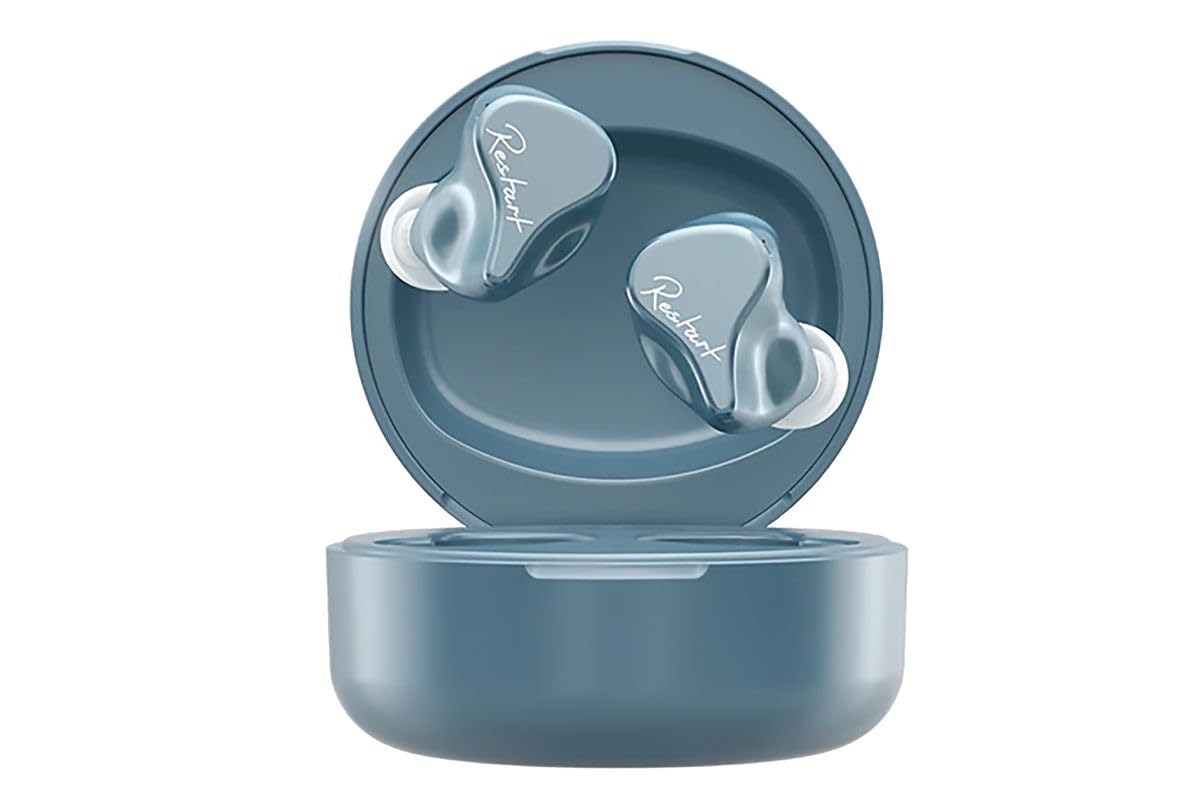 KZ SKS TWS Hybrid True Wirless Stereo IEM Earphone, Bluetooth 5.2 HiFi Stereo Noise-canceling Headsets/Headphones/Earbuds for Sports/Workout/Game (Blue)