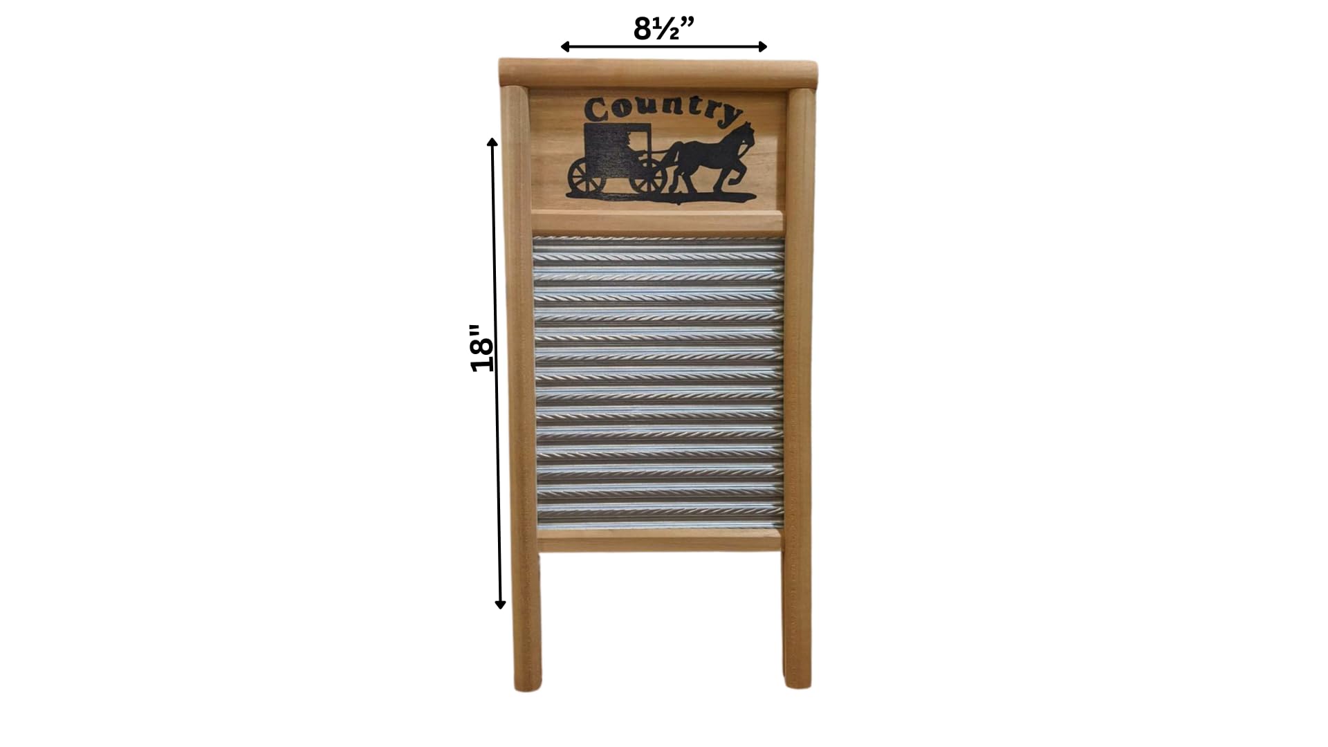 Amish Country Washboard (Pail Size (8½” x 18