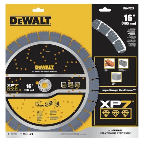 DEWALT DW47627 disque diamant 40,6 cm segmenté XP7 tout usage pour scie à sol - 3